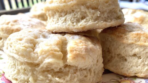 Homemade Biscuits with Molasses Spread