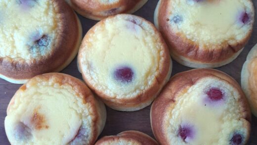 mini cherry clafoutis