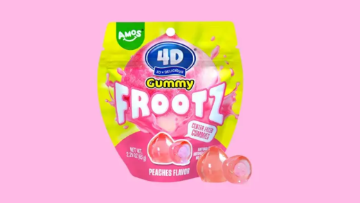 Amos 4D Peach Gummies