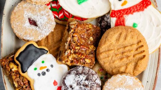 plate of cookies