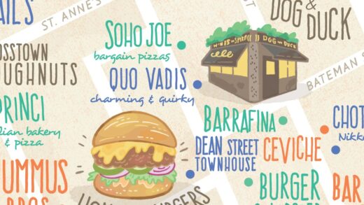 Food Hoods: Get your favourite burger featured on this beautifully illustrated Food Map