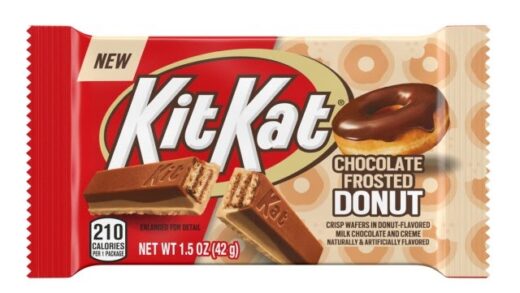 Hershey's Unveils New Chocolate Frosted Donut Flavored Kit Kats