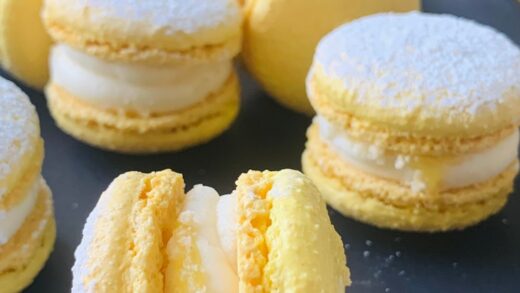 Lemon Bar Macarons - SUZIE SWEET TOOTH