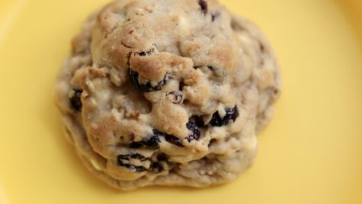 Levain Style Oatmeal Cranberry White Chocolate Chip Cookies