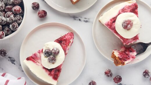 No-Bake Cranberry Cheesecake - Bake or Break