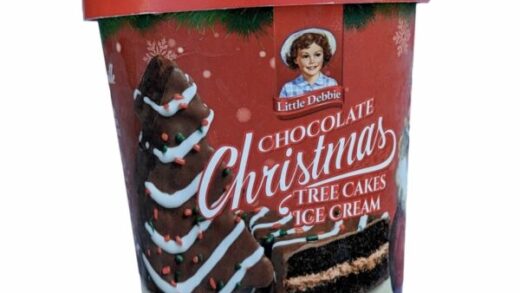 REVIEW: Little Debbie Chocolate Christmas Tree Cakes Ice Cream - The Impulsive Buy