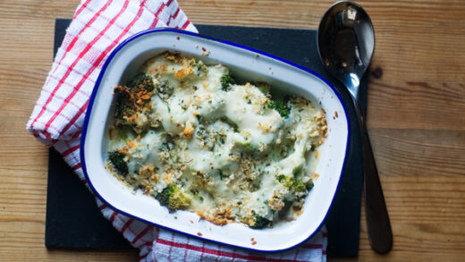 Stilton and Broccoli Bake – A Half-