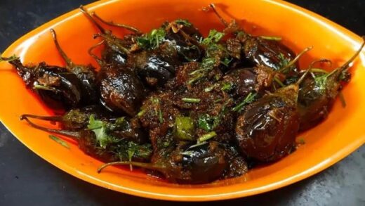 Stuffed Kathirikai Rasam Brinjal Rasam