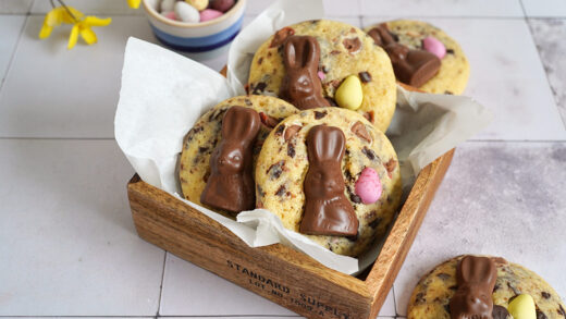 Easter Bunny Chocolate Chip Cookies