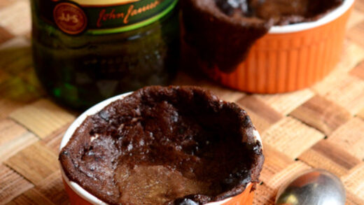 Individual Irish Coffee Chocolate Pudding Cakes