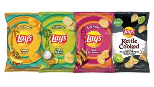 Lay's Brings Back Four Potato Chip Flavors Inspired by Different US Regions