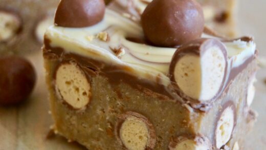 Malteser Slice – What Jessica Baked Next