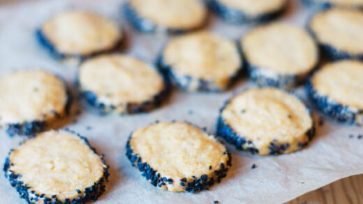 Parmesan and Black Pepper Sables – A Half-