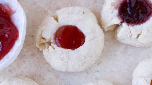 thumbprint cookies - Girl Versus Dough