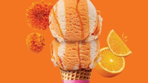 Baskin-Robbins Churns New Marigold Dreamsicle Ice Cream