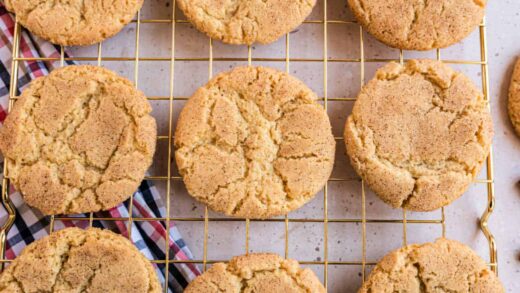 Brown Butter Snickerdoodle Cookies