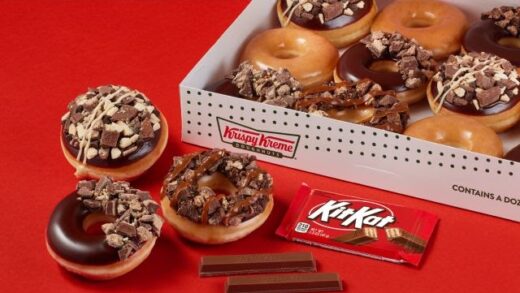 Krispy Kreme Launches New Kit Kat Donuts