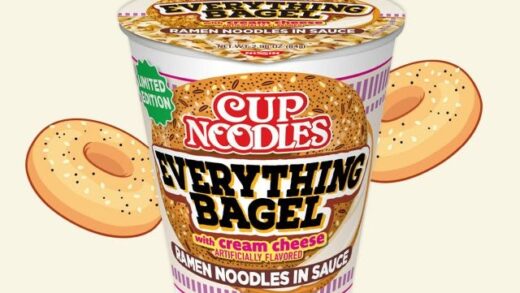 Nissin Releases New Everything Bagel with Cream Cheese Flavored Cup Noodles