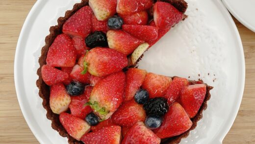 Strawberry Chocolate Tart – Karlin Patisserie