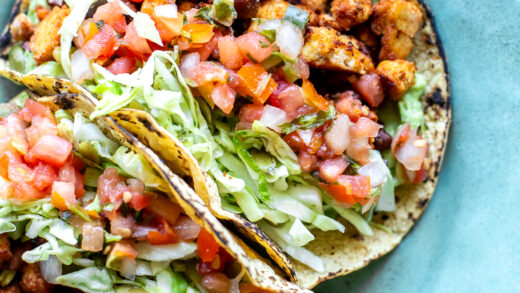 Tofu Tacos with Black Beans • Bakerita