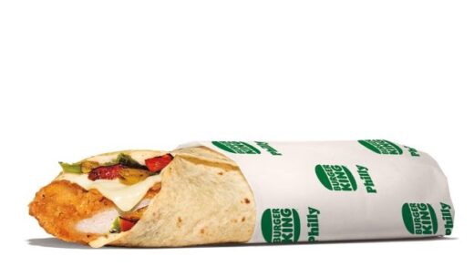 Burger King Introduces New Chicken Philly Royal Crispy Wrap