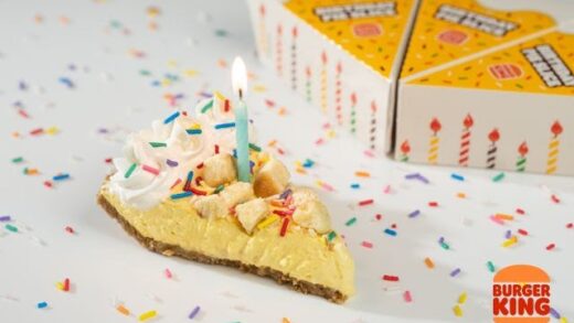 Burger King Reveals New Birthday Pie