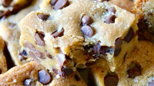 Chocolate Chip Cookie Bars – What Jessica Baked Next