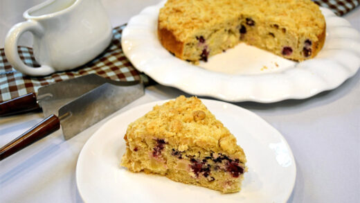 Irish Apple Blackberry Cake