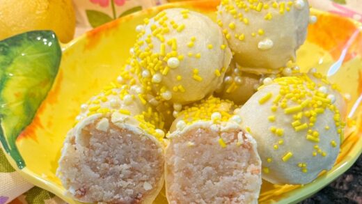 Lemon Bliss Cake Truffles | Pastry Tales