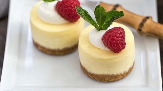 Mini Margarita Cheesecakes - Rich & Creamy