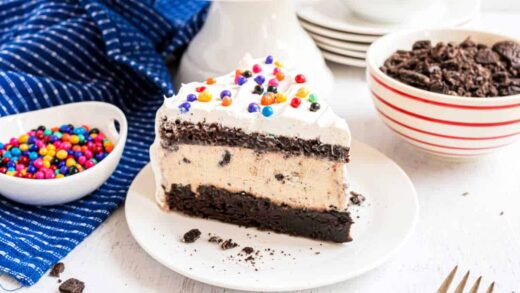 Easy Brownie Ice Cream Cake Recipe