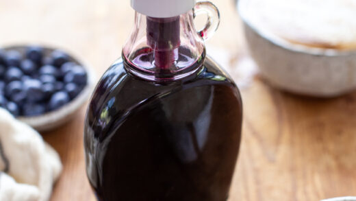 Homemade Blueberry Syrup • Bakerita