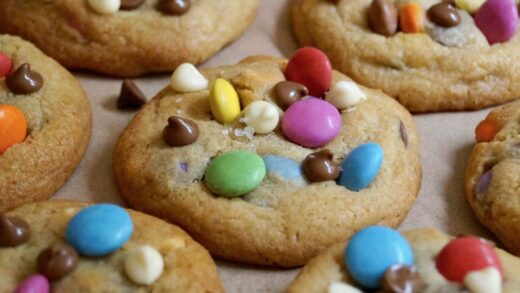 Smarties Cookies (Easy, No-Chill Dough) – What Jessica Baked Next