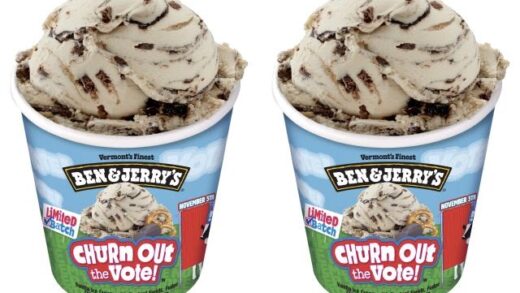 Ben & Jerry's Debuts New "Churn Out the Vote" Ice Cream