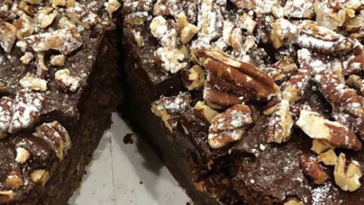 Chocolate Pecan Bourbon Cake — Nick Malgieri