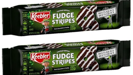 Keebler Launches New Beetlejuice-Inspired Fudge Stripes Cookies