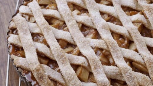 Lattice-Topped Apple Tart — Nick Malgieri