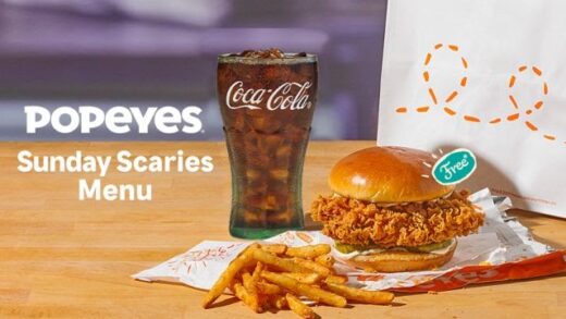 Popeyes Offers Free Chicken Sandwich with $10+ Order on Sundays