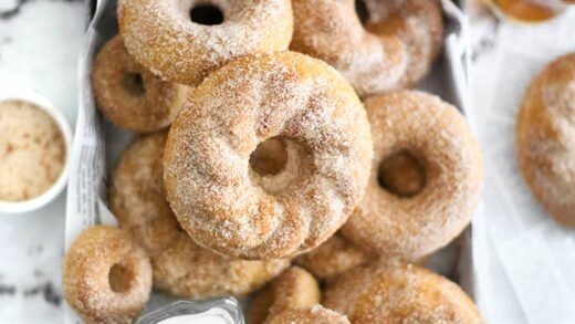 Baked Apple Cider Doughnuts